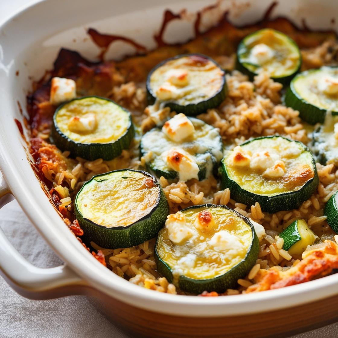 CookiClub - Gratin de courgettes, riz complet et feta