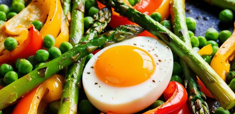 CookiClub - Poêlée de légumes printaniers et œuf mollet