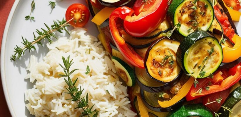 CookiClub - Tian de légumes au riz et herbes de Provence