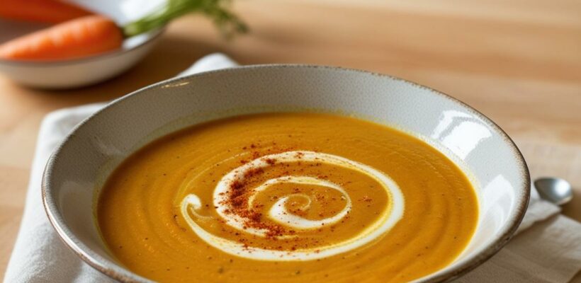 CookiClub - Velouté de carottes au lait de coco et curry