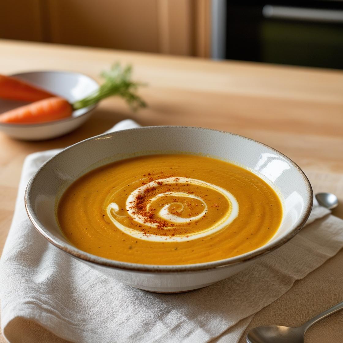 CookiClub - Velouté de carottes au lait de coco et curry