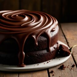 CookiClub - Gâteau au chocolat avec glaçage à la pâte d'amande