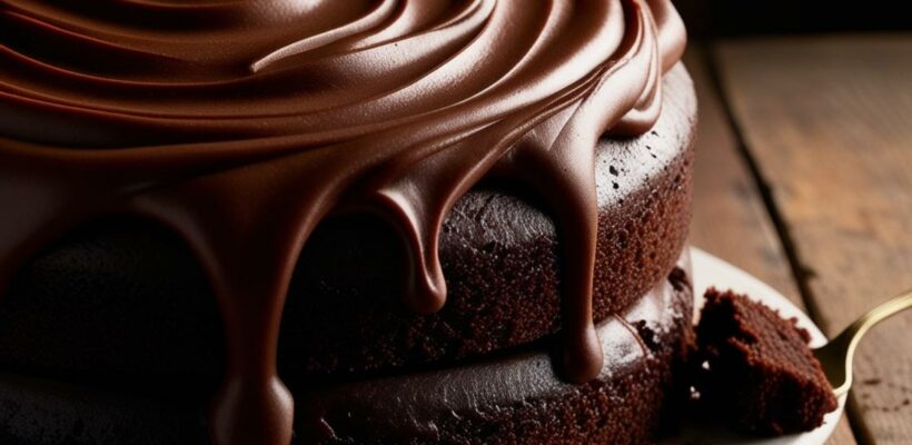 CookiClub - Gâteau au chocolat avec glaçage à la pâte d'amande