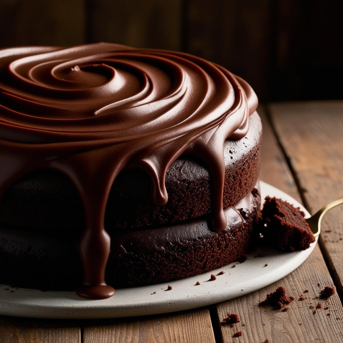 CookiClub - Gâteau au chocolat avec glaçage à la pâte d'amande