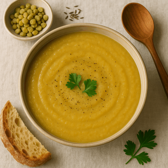 CookiClub - Soupe de pois cassés au cumin